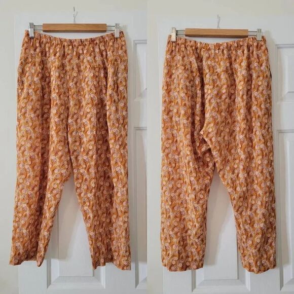 Xirena Payton Lauren Print High Waist Slouch Pants M NWOT - Picture 2 of 8